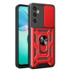 Противоударный чехол Camera Sliding для Realme C65 4G Global - красный