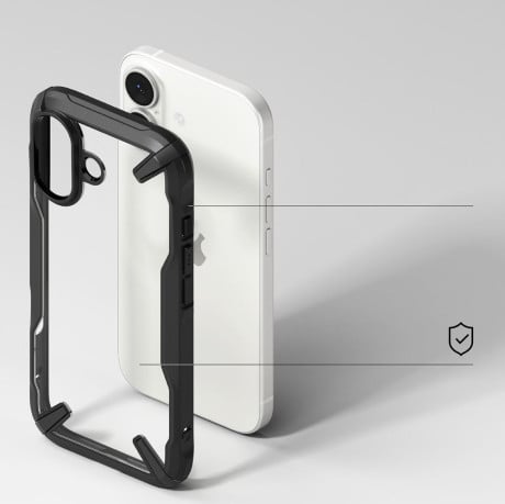 Оригінальний чохол Ringke Fusion X на iPhone 17 - Black