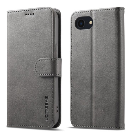 Чехол книжка LC IMEEKE Calf Texture на iPhone 16e - серый
