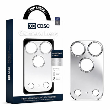 Захист камери XDCASE Titanium Alloy Hollow Camera Lens (без лінз) на iPhone 18 Pro Max — сріблястий