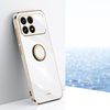 Чехол XINLI Straight Edge с держаталем-подставкой на Xiaomi Redmi K90 / Poco F8 Pro — белый