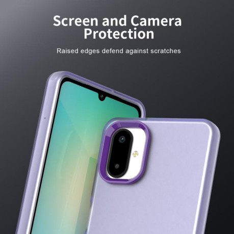 Протиударний чохол Candy Series для Samsung Galaxy F06 5G / M06 5G - фіолетовий
