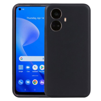 Противоударный силиконовый чехол для Realme 10 Pro Plus - черный