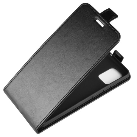 Флип-чехол Texture Single на Samsung Galaxy A71 - черный