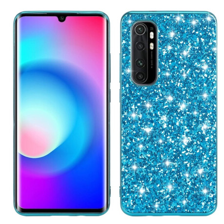 Ударозащитный чехол Glittery Powder на Xiaomi Redmi K40 - синий