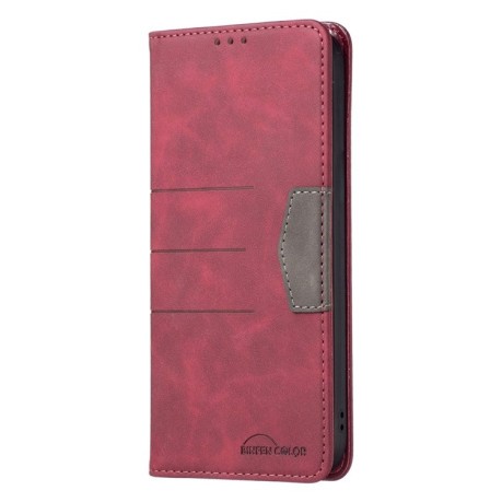 Чехол-книжка Magnetic Splicing для Samsung Galaxy S23 5G - красный