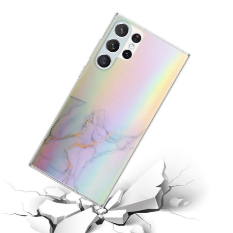 Протиударний чохол Laser Marble для Samsung Galaxy S23 Ultra 5G - сірий
