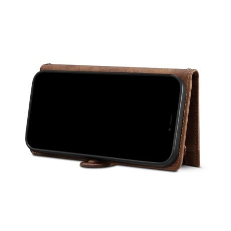 Чехол-кошелек Retro Frosted для Samsung Galaxy A73 5G - коричневый