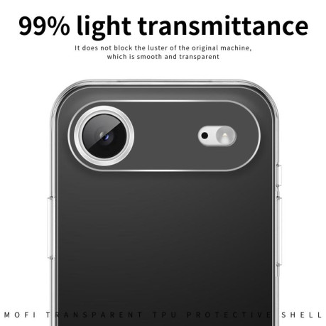 Ультратонкий чехол MOFI Ming Series для iPhone Air - прозрачный