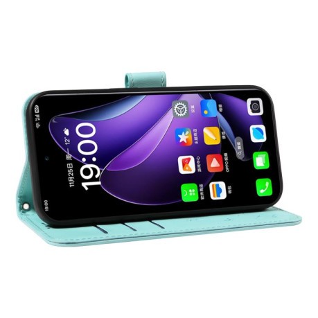 Чохол-книжка Dandelion Embossed Pattern Flip Leather для OPPO Reno13 Global - зелений