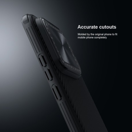 Противоударный чехол NILLKIN CamShield Pro Series на Xiaomi 14 - черный
