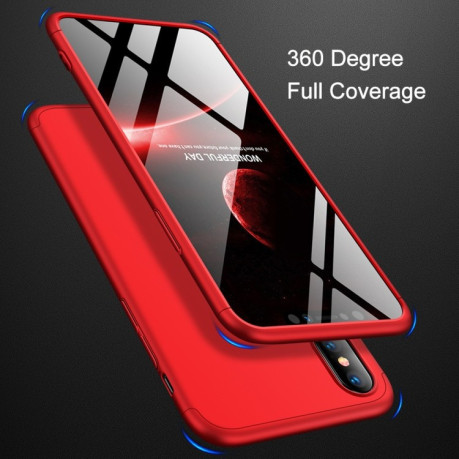 3D чехол GKK на iPhone X / XS -красный