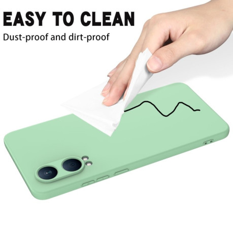 Силіконовий чохол Solid Color Liquid Silicone для OnePlus Nord CE4 Lite Pro XL - зелений