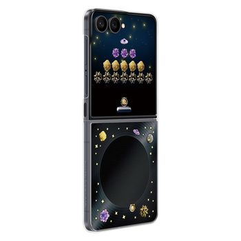 Оригинальный чехол Samsung Flipsuit с интерактивной LED-картой на Samsung Galaxy Flip 8 — черный