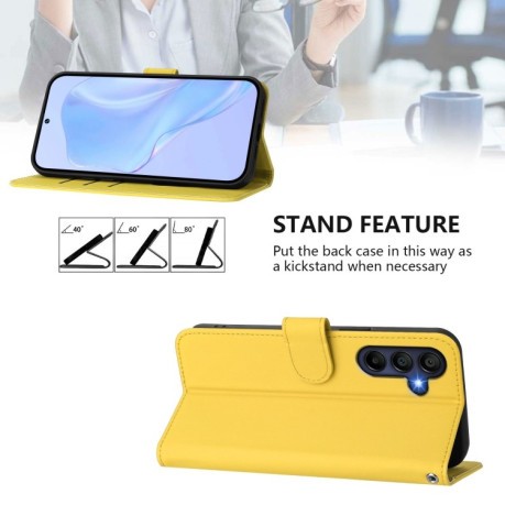 Чохол-книжка Skin Feel S-type  для Samsung Galaxy A26 5G - жовтий