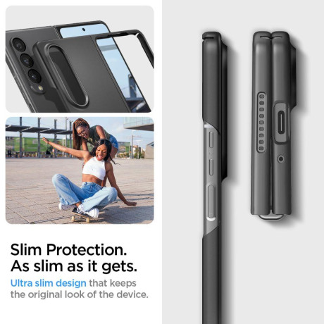 Оригінальний чохол Spigen AirSkin для Samsung Galaxy Fold 4 - Black