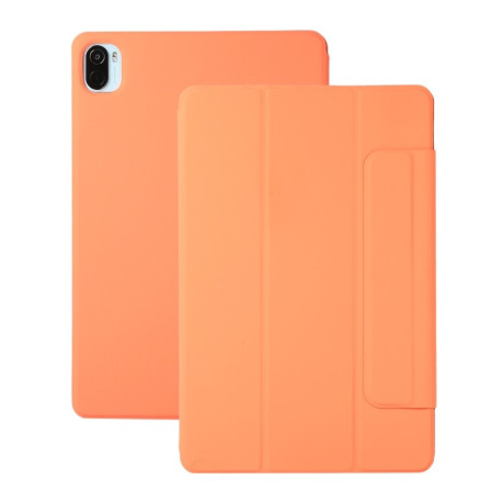 Магнитный чехол-книжка Fixed Buckle Magnetic для Xiaomi Pad 5 / Pad 5 Pro - оранжевый