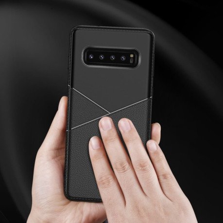 Ультратонкий противоударный чехол на  Samsung Galaxy S10 5G -черный