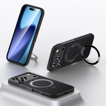 Чохол SULADA з магнітним тримачем MagSafe на iPhone 18 Pro Max — чорний