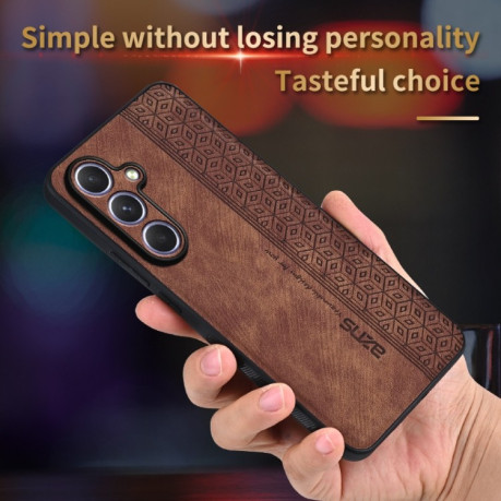 Противоударный чехол AZNS 3D Skin Feel для Samsung Galaxy S25 5G - фиолетовый
