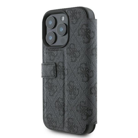 Оригинальный чехол Guess 4G Metal Logo для iPhone 16 Pro Max - Black