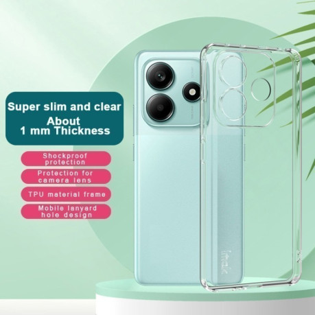 Противоударный чехол IMAK UX-5 Series на Xiaomi Redmi Note 14 5G - прозрачный