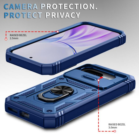 Протиударний чохол Sliding Camshield для Google Pixel 9a - синій