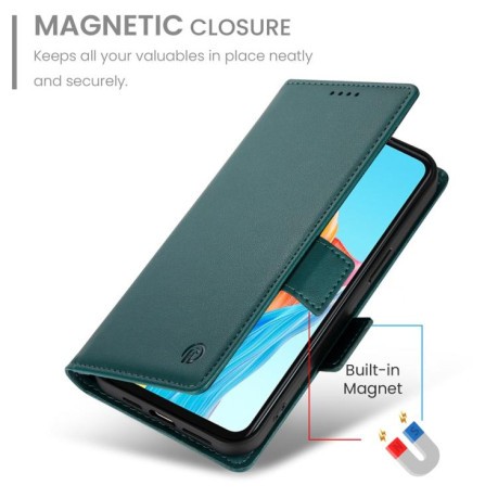 Чохол-книжка Side Buckle Magnetic Frosted Leather для OPPO A5 PRO 5G - зелений