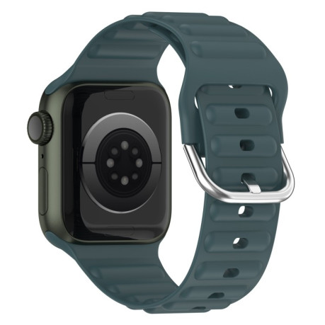 Ремешок Ocean Ripple для Apple Watch Series 8/7 41mm / 40mm - темно-зеленый