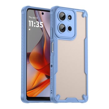 Протиударний чохол Armor Glaze PC Hybrid для Motorola Moto G75 5G - синій