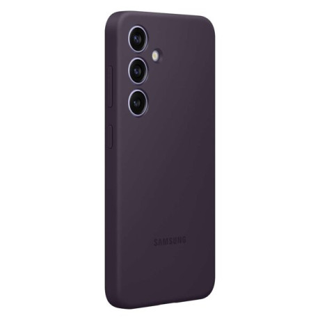 Оригинальный чехол Samsung Silicone Case для Samsung Galaxy S24 - dark purple(EF-PS921TEEGWW)