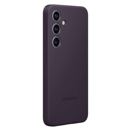 Оригинальный чехол Samsung Silicone Case для Samsung Galaxy S24+ - dark purple(EF-PS926TEEGWW)
