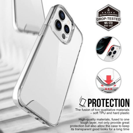 Противоударный чехол High Acrylic для iPhone 13 Pro - прозрачный