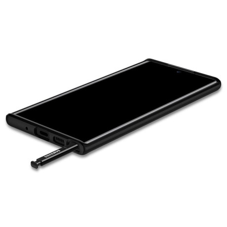 Оригинальный чехол Spigen Ultra Hybrid для Samsung Galaxy Note 10+ Plus Matte Black