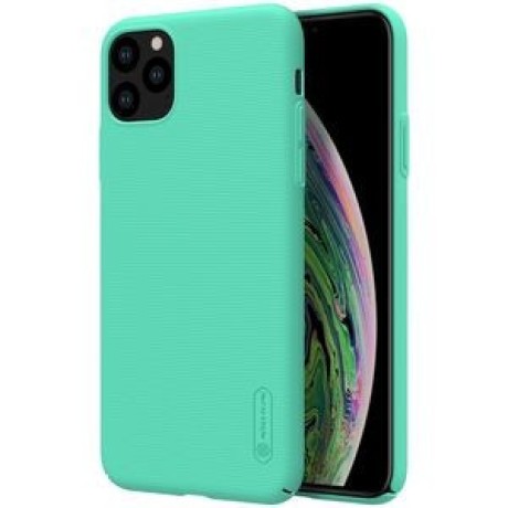 Чехол NILLKIN Frosted Shield Concave-convex Texture PC на iPhone 11 Pro Max -мятно-зеленый