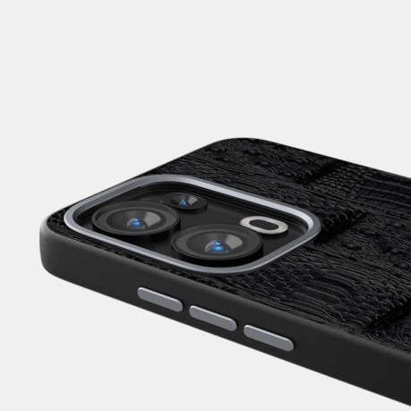 Ультратонкий чехол ABEEL 6D Micro Relief MagSafe Magnetic на OPPO Reno13 Pro - черный