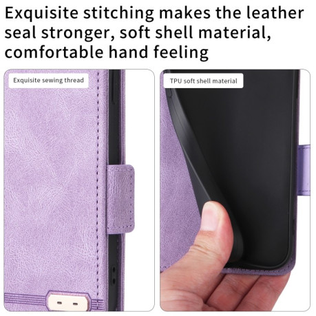 Чехол-книжка Magnetic Clasp Flip  для Samsung Galaxy A53 5G - фиолетовый