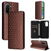 Чехол-книжка Cubic Grid Texture Flip Leather для Xiaomi Redmi A5 4G 173.3mm - коричневый