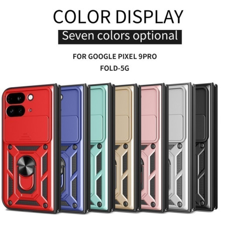 Противоударный чехол Sliding Camshield для Google Pixel 9 Pro Fold - красный