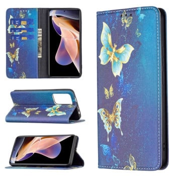 Чохол-книжка Colored Drawing Pattern Invisible для Xiaomi Redmi Note 11 Pro 5G (China)/11 Pro+