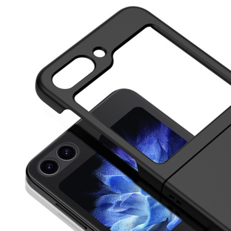 Противоударный чехол Big Hole Fuel Injection для Samsung Galaxy Flip 5 - черный