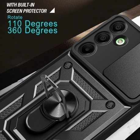 Протиударний чохол Sliding Camshield для Samsung Galaxy A16 5G - сріблястий