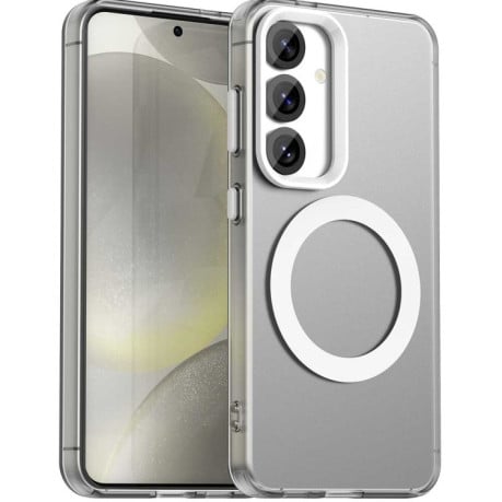 Противоударный чехол MagSafe Holder PC Hybrid для Samsung Galaxy S23+ 5G - белый