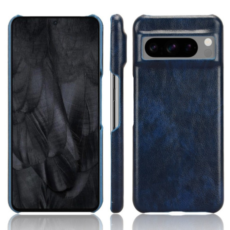 Чехол  Litchi Texture для Google Pixel 8 Pro - синий