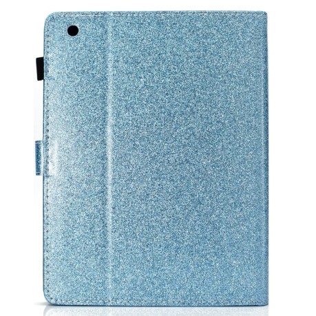 Чохол-книжка Varnish Glitter Powder на iPad 2/3/4 - блакитний