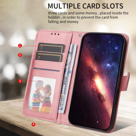 Чохол-книжка Classic Calf Texture на Motorola Edge 60 Fusion / Edge 5G 2025 - золото