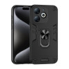Ударозахисний чохол Metal Ring Holder для Infinix Smart 8 - чорний