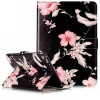 Кожаный Чехол Colored Painting Wallet Flowers для iPad Air 2