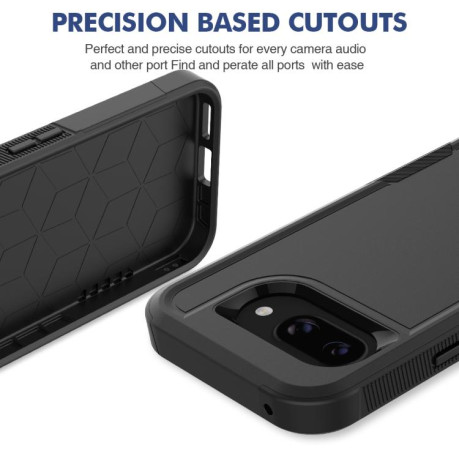 Протиударний чохол Armor 2 in 1 для Google Pixel 9a - чорний