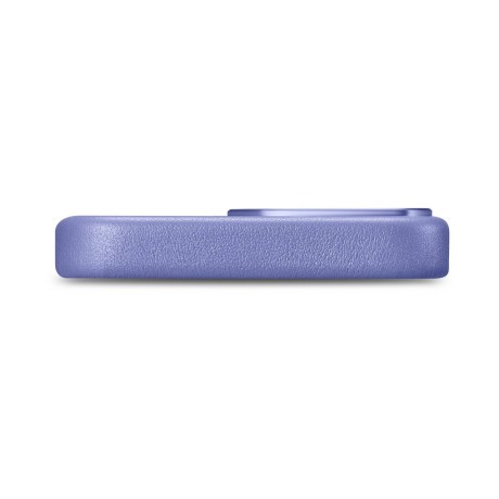 Кожаный чехол iCarer Genuine Leather (MagSafe) для iPhone 14 Pro - фиолетовый